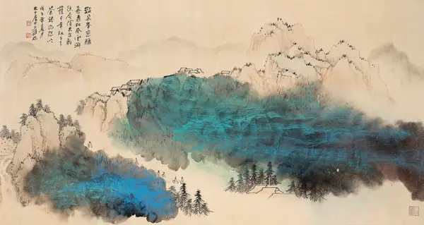 청록산수3