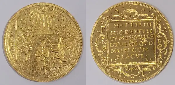 THE Baptism of jesus(두카트 금화) · 작가미상