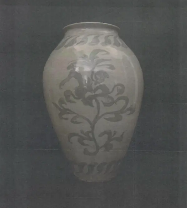 청자철화초화문호 · 작가미상