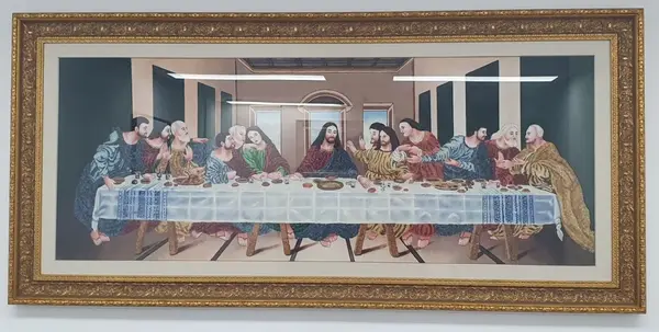 천연보석 예수 최후의 만찬화