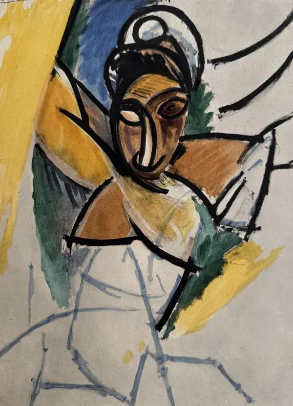 DONNA, STUDIO PER LES DEMOISELLES D'AVIGNON (여인, 아비뇽의 아가씨들 연구)