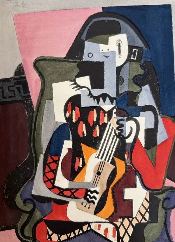 ARLECCHINO CON LA CHITARRA (기타를 든 아를르캥)