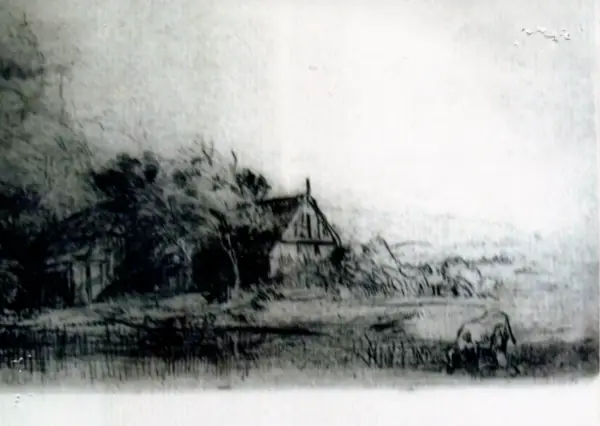 Landscape with a Cow Drinking
